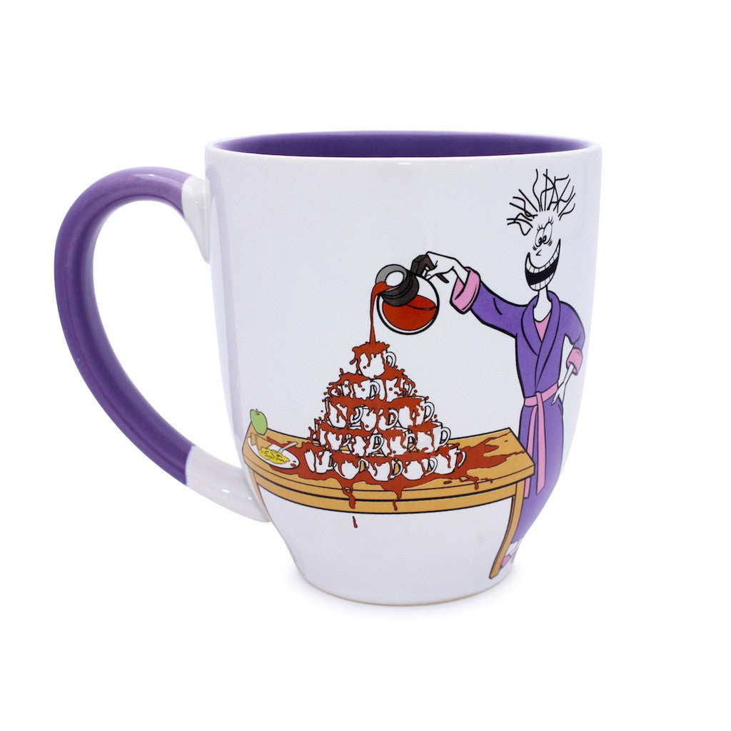 Women's Breakfast Coffee Fountain Coffee Mug - Purple