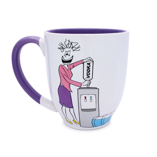 Women's Happy Hour Water Cooler Coffee Mug - Purple